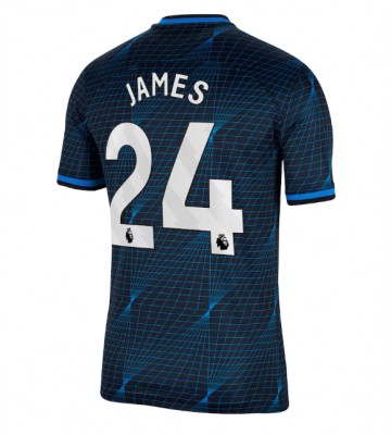 Chelsea Reece James #24 Udebanetrøje 2023-24 Kort ærmer